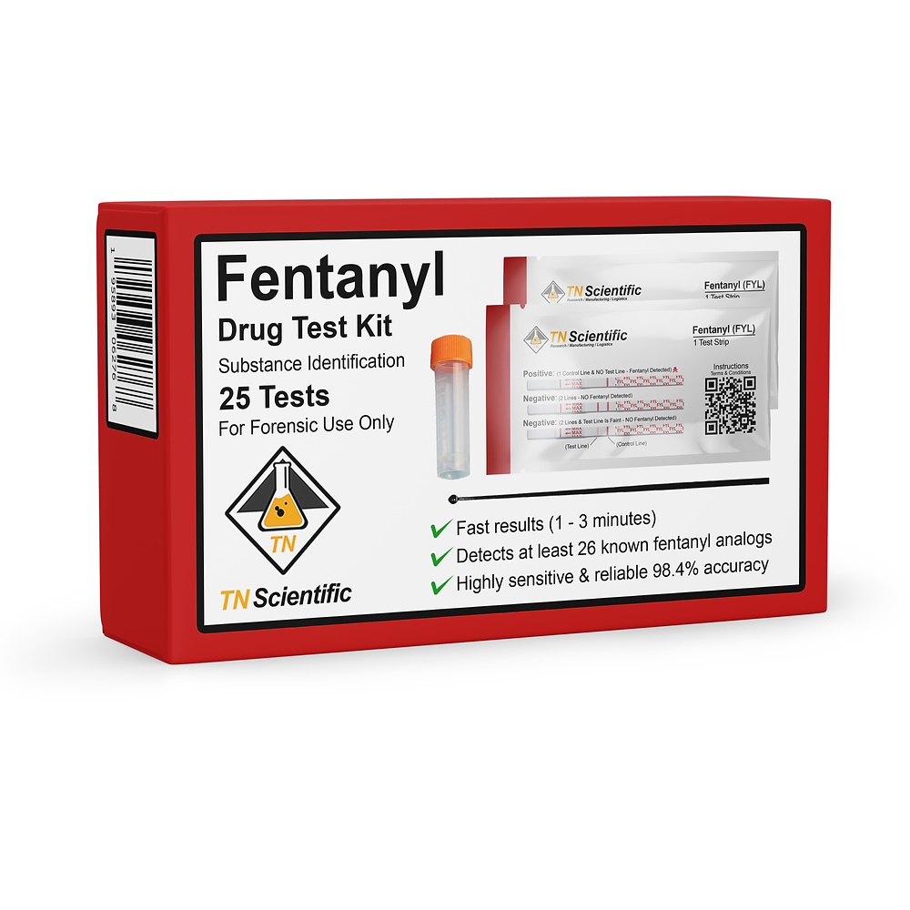 fentanyl test strip 25 pack contents